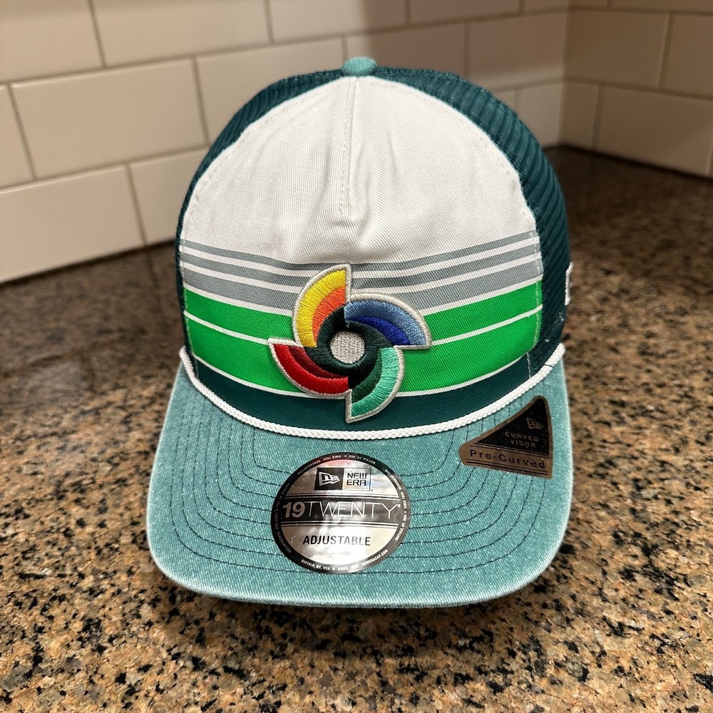 World Baseball Classic New Era 9TWENTY Hat MLB Snapback Men OS Teal Cotton